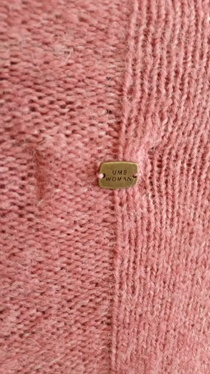 Cárdigan Rosa Mujer UMB con Botón Decorativo - 4