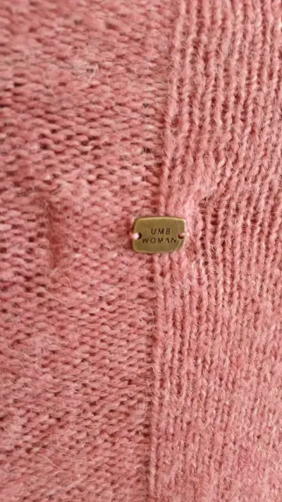 Cárdigan Rosa Mujer UMB con Botón Decorativo - miniatura 4