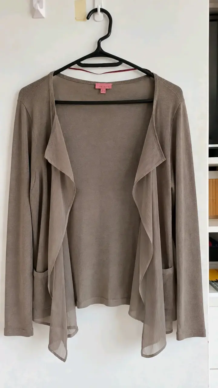 Blusa beige Trucco para mujer talla M - 2