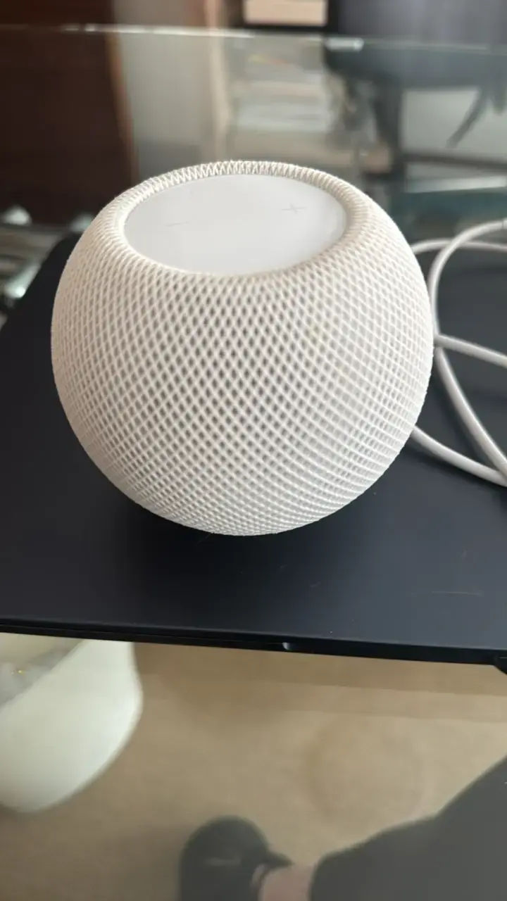 Altavoz inteligente blanco con cable - 2