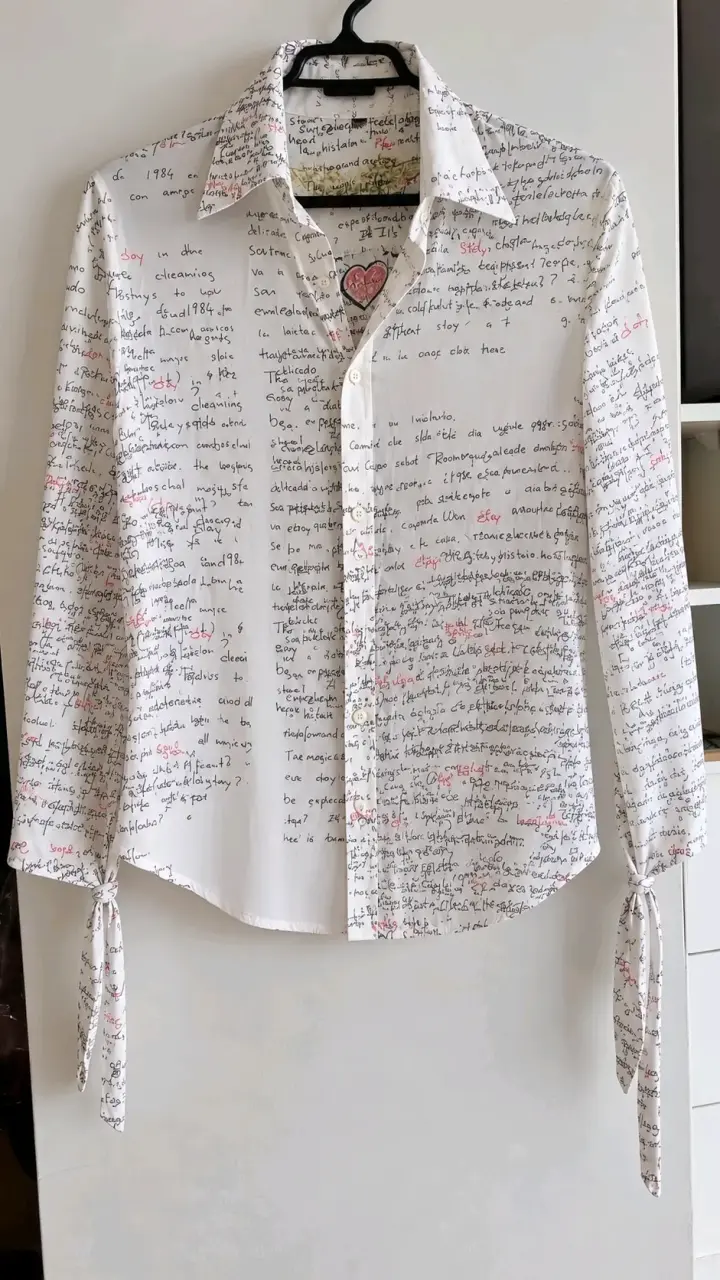 Blusa blanca estampada marca Desigual - 2