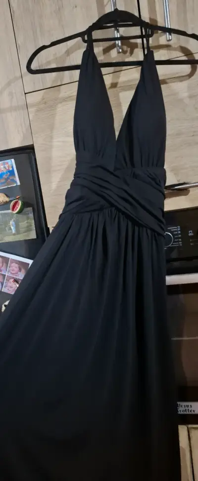 Vestido largo negro Fiesta Modas Mar Talla S - miniatura 1