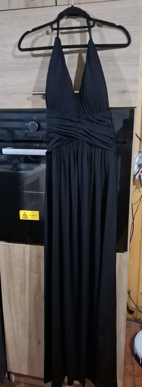 Vestido largo negro Fiesta Modas Mar Talla S - 2