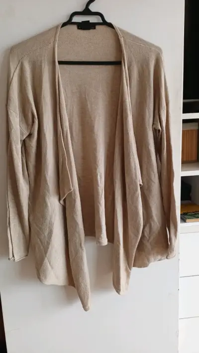 Cardigan beige H&M para mujer - miniatura 1