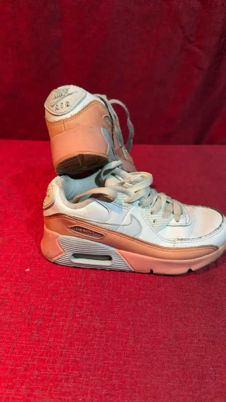 Zapatillas Nike Air Max 90 Mujer Blanco y Rosa - 1