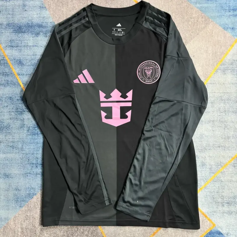 Camiseta Adidas Inter Miami CF Negra Manga Larga