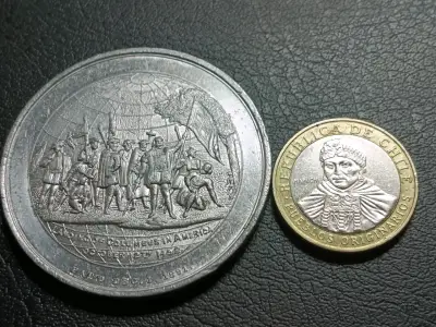 Moneda conmemorativa de la Feria Mundial - miniatura 1