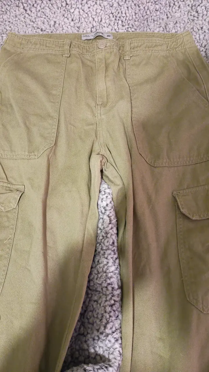Pantalones cargo verde oliva MNL by Corona - 2