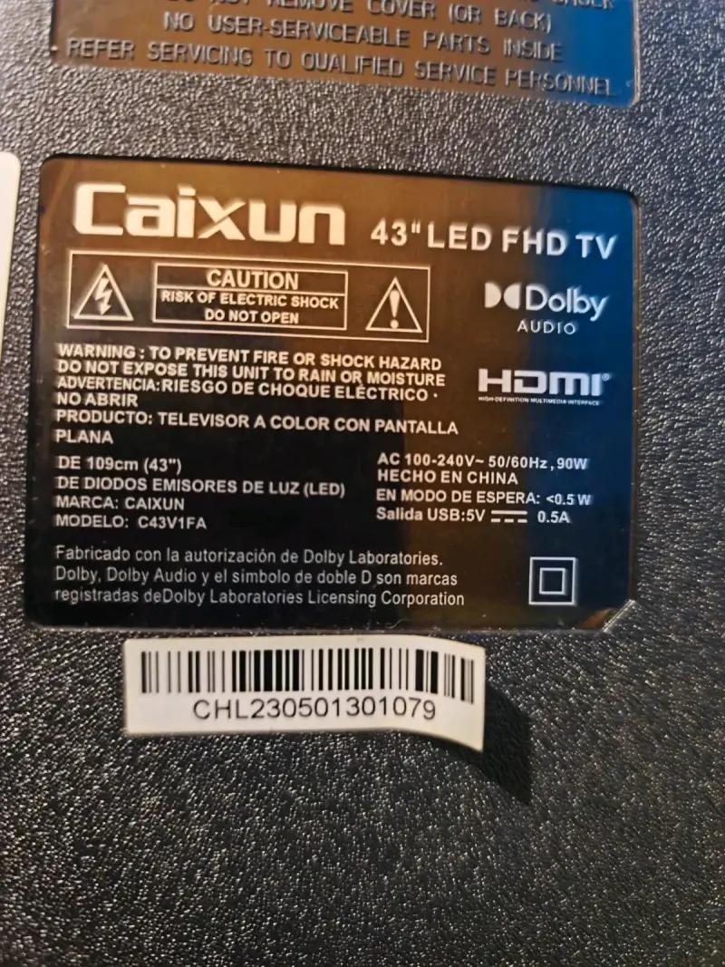 Televisor LED 43 pulgadas Caixun - 6