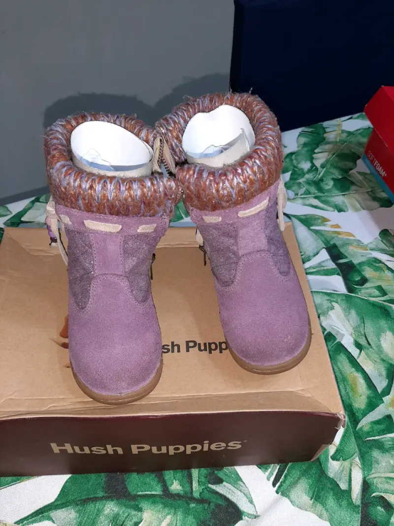 Botas de niña Hush Puppies moradas talla 22
