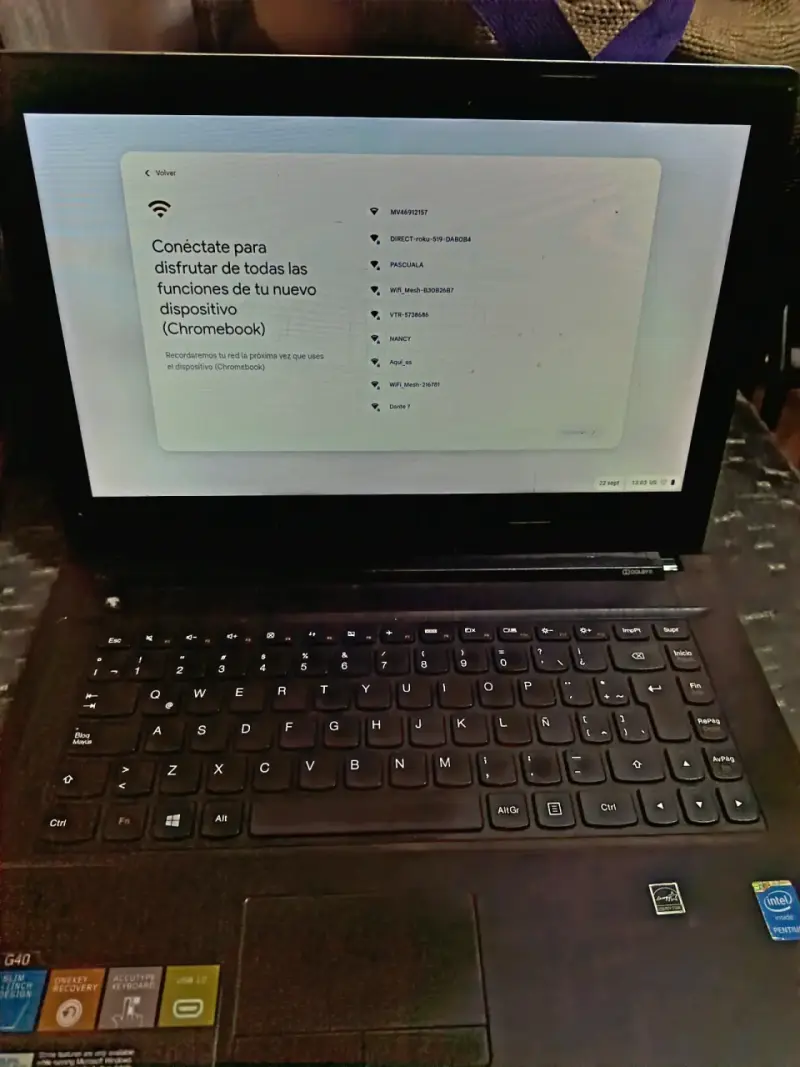 Laptop Lenovo Chromebook Intel Pentium - 1