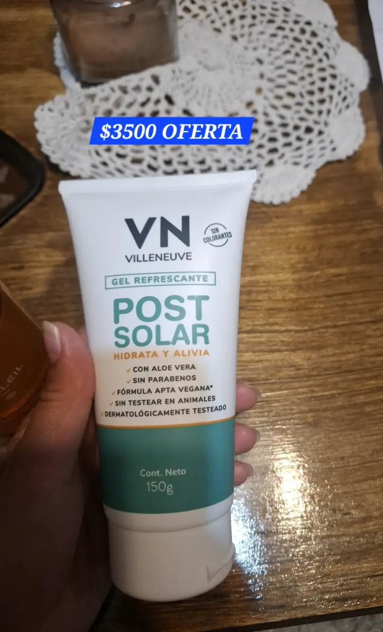 Gel refrescante post solar Villeneuve 150g