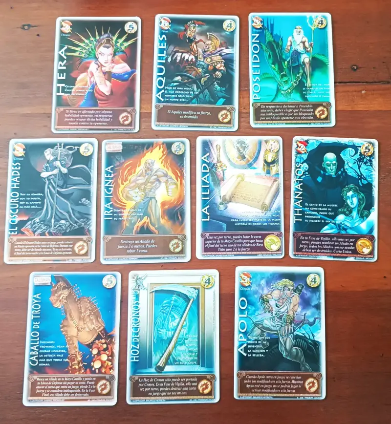 Cartas Mitos y Leyendas Helénica