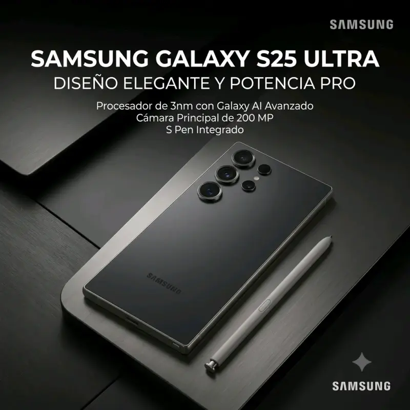 Samsung Galaxy S25 Ultra con S Pen y cámara de 200 MP - 3