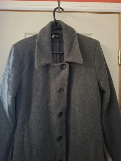 Abrigo largo gris Orsay para mujer - miniatura 1
