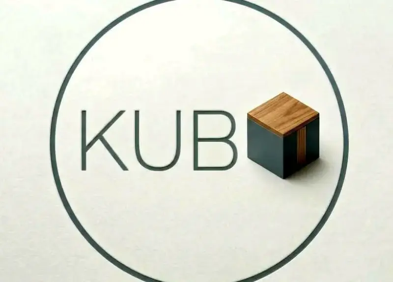 Estante de Vino de Madera KUBO - 1