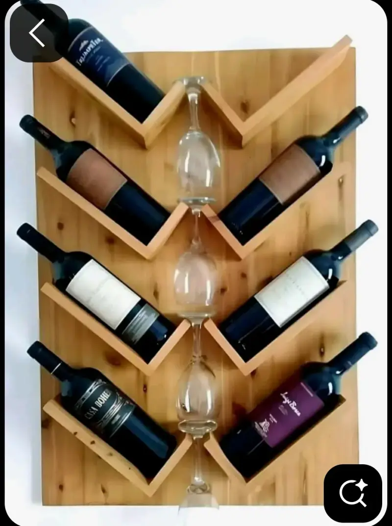 Estante de Vino de Madera KUBO - 2
