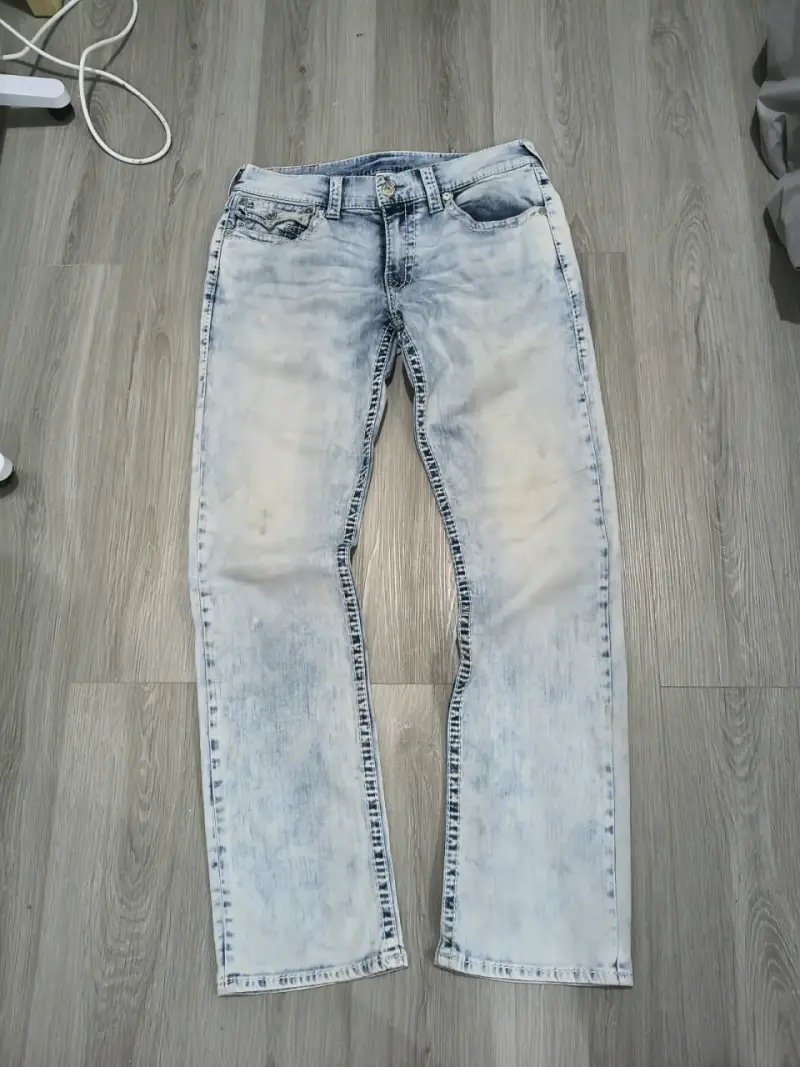 Jeans azul claro para hombre True Religion - 1