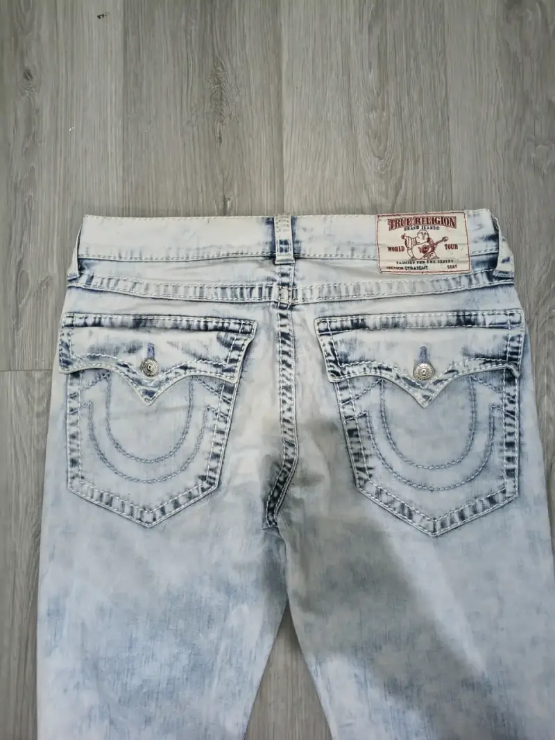 Jeans azul claro para hombre True Religion - 3