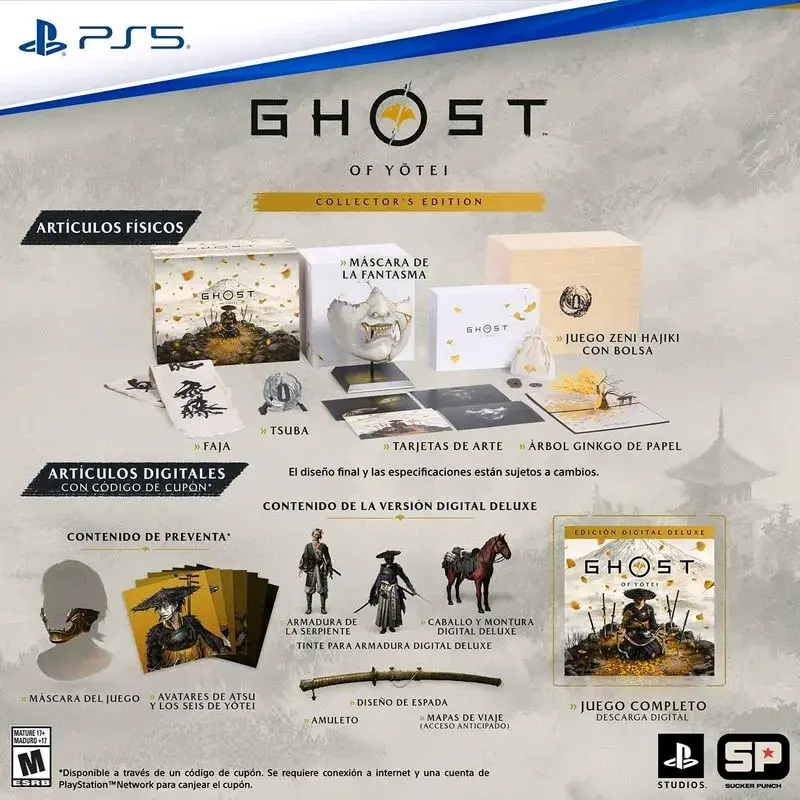 Edición Coleccionista Ghost of Yotei PS5 - 3