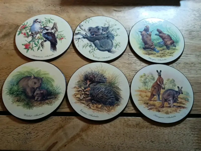 Posavasos decorativos con animales australianos - 1
