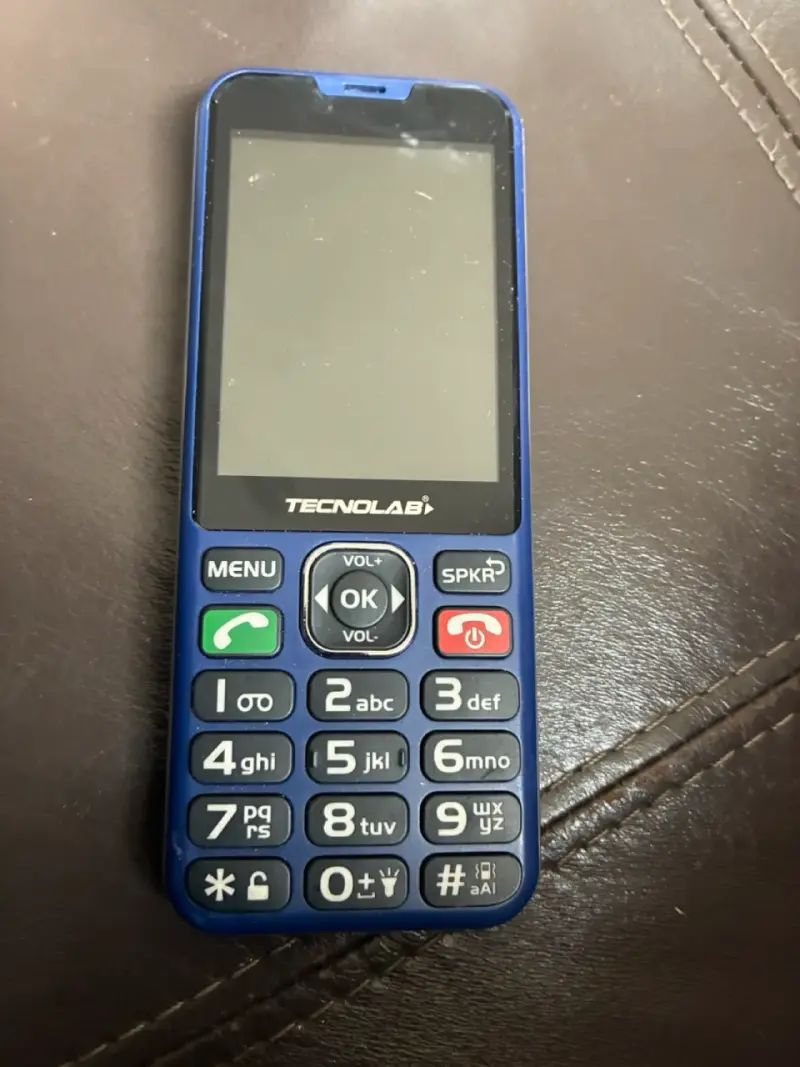 Teléfono móvil para adulto mayor Tecnolab azul - 2