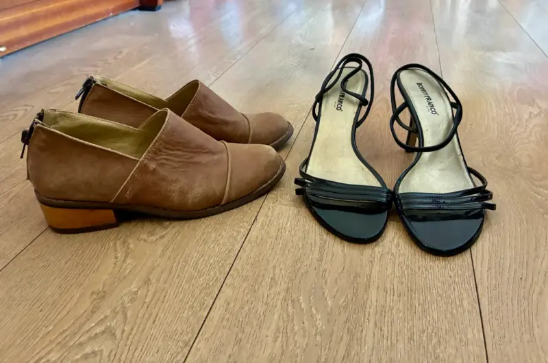 Zapatos de cuero y sandalias negras Bonny Fr - 2