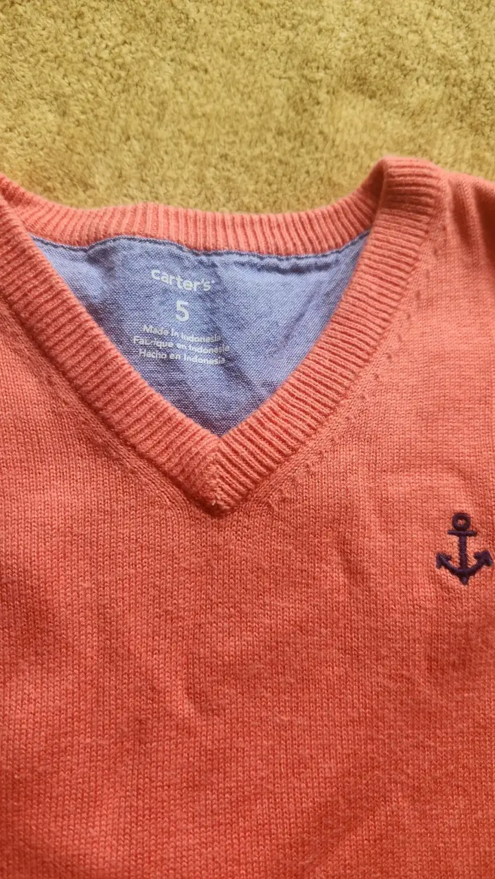 Suéter de niño Carter's color coral - 2