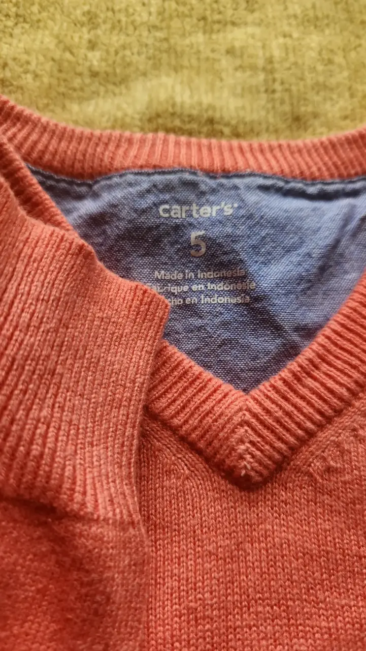 Suéter de niño Carter's color coral - 3
