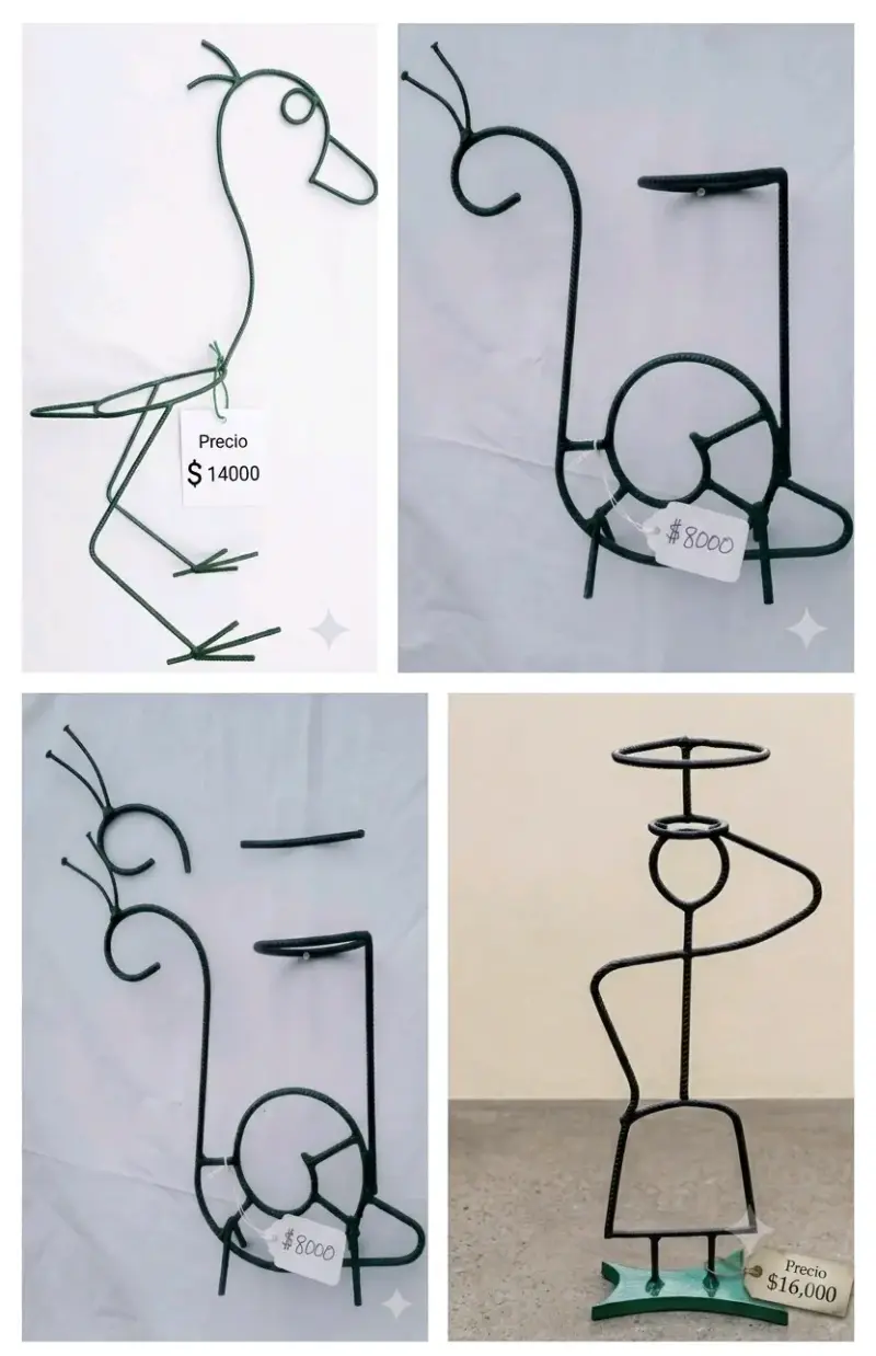 Esculturas Decorativas de Hierro Forjado - 2