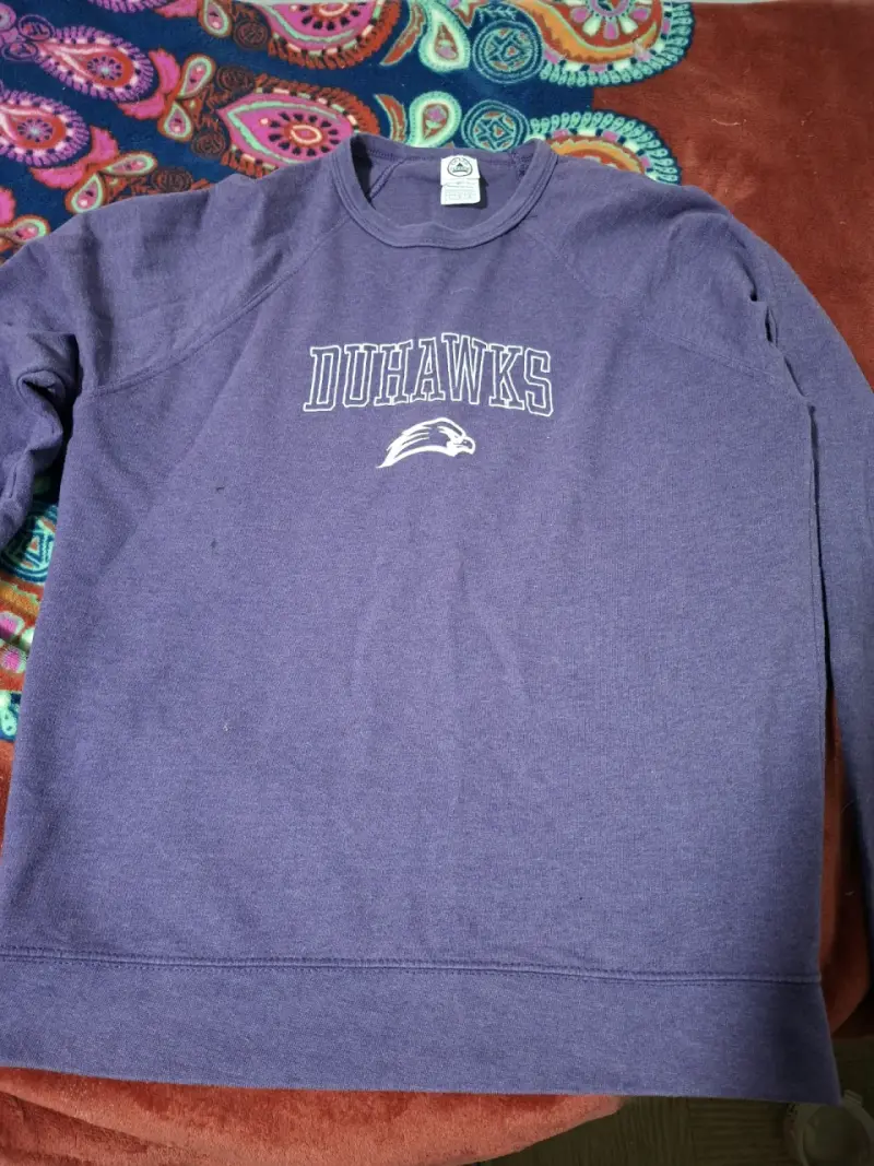 Polerón morado Duhawks unisex