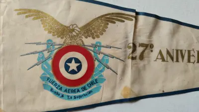 Bandera conmemorativa 27° aniversario Fuerza Aérea de Chile - miniatura 2