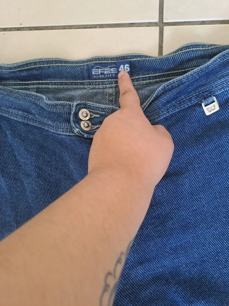Jeans de mezclilla azul - 2