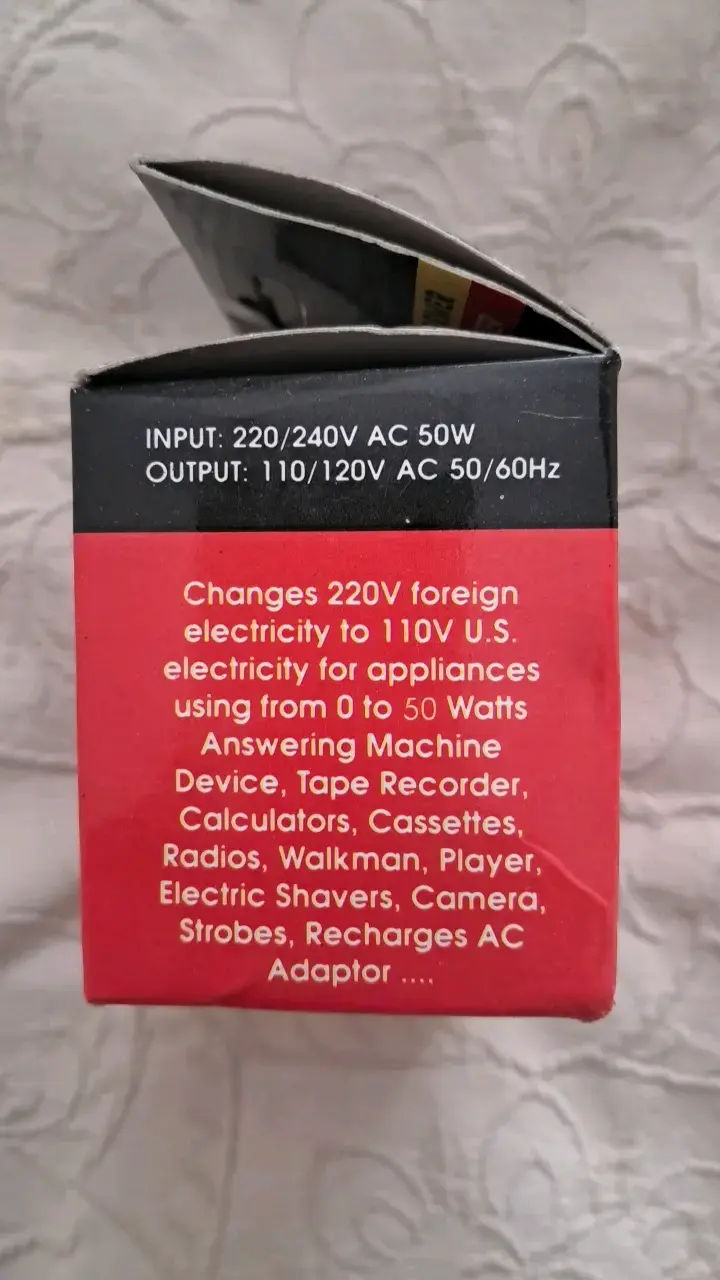 Convertidor de Voltaje Deluxe 50W - 4