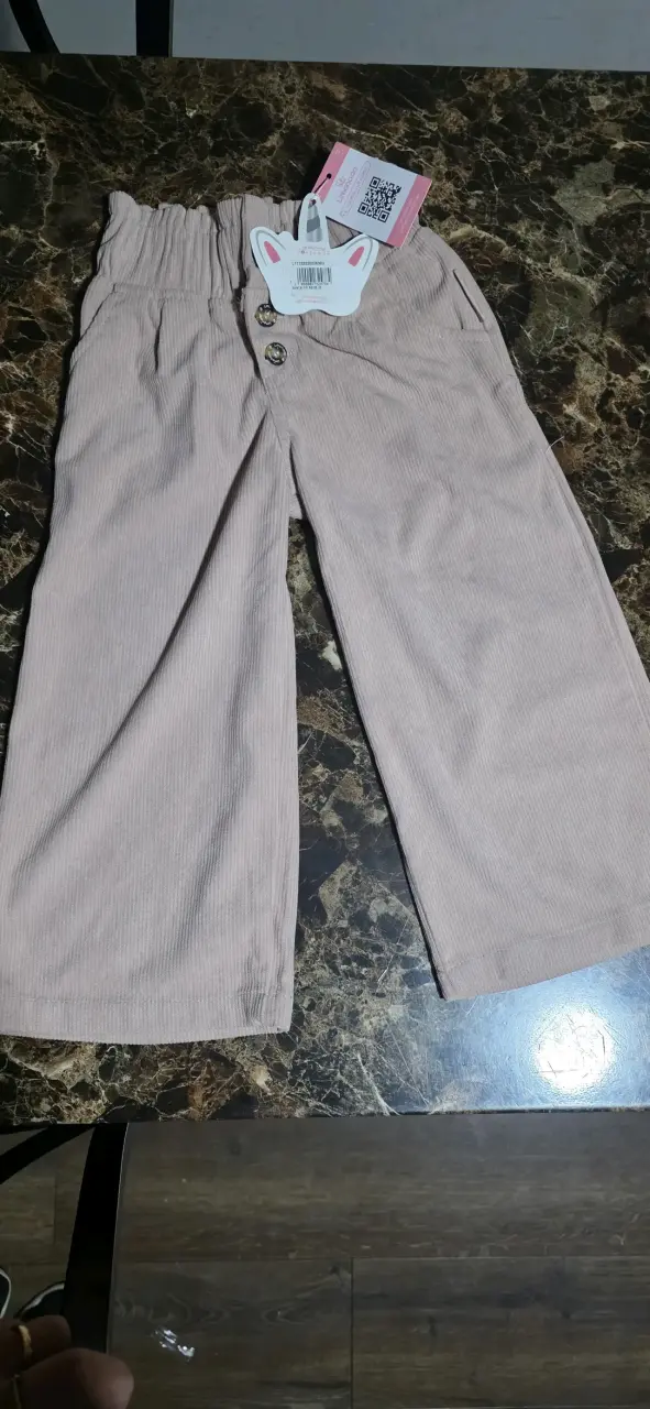 Pantalón beige para niña Limonada - 1