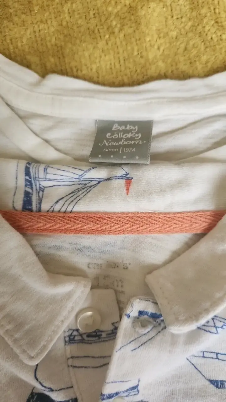 Conjunto de poleras para bebé con estampado náutico - 2