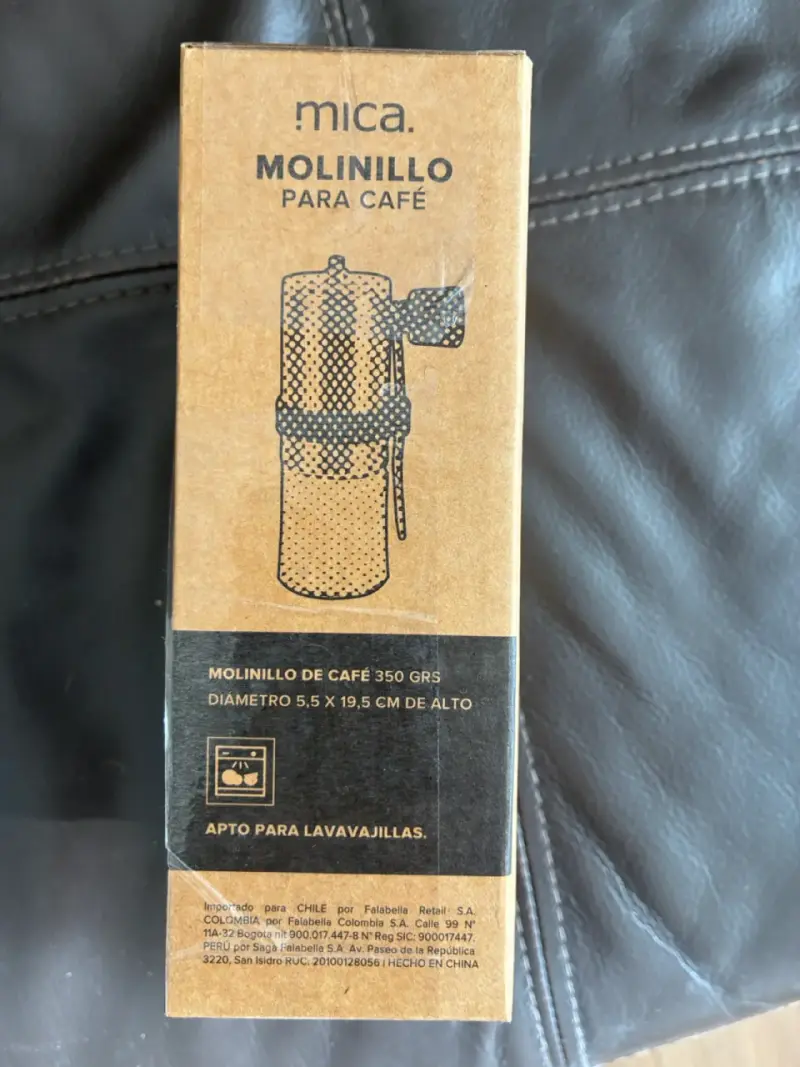 Molinillo de Café Mica 350g NUEVO