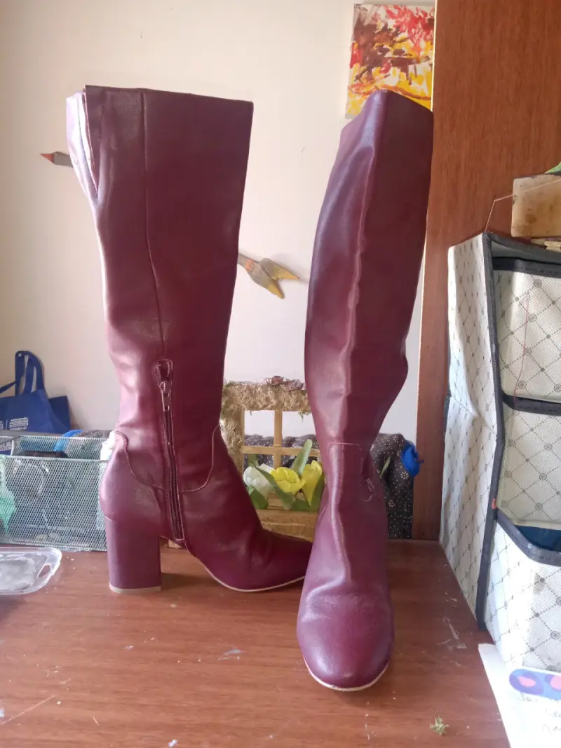 Chaqueta de polier rosa con cierre y cintu - 2