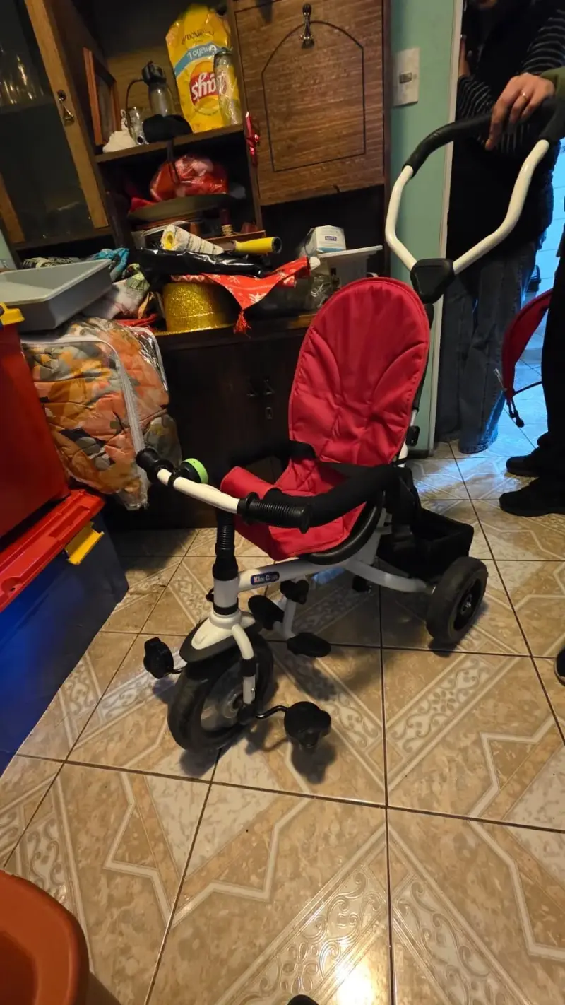 Triciclo para niños con asiento acolchado - 1