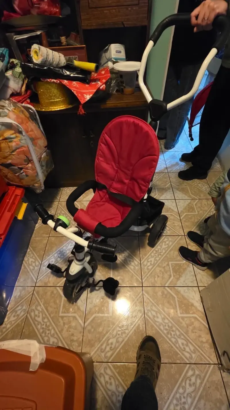 Triciclo para niños con asiento acolchado - 2