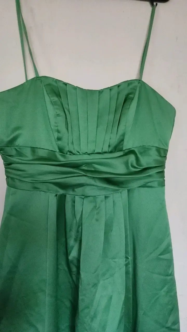 Vestido de Fiesta Verde David's Bridal (Ajustable) - 2
