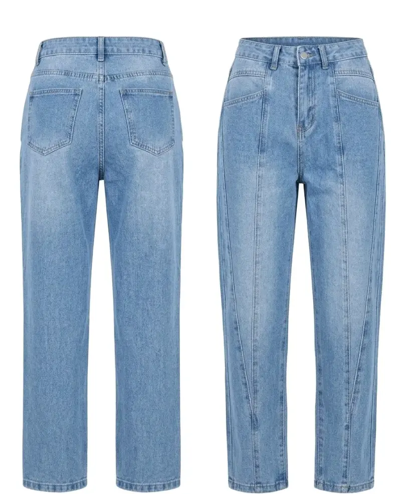 Jeans de Mujer Rasgados Azul Claro - 2