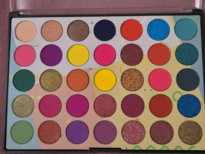 Paleta de Sombras 35 Colores Romantic Beauty - 5