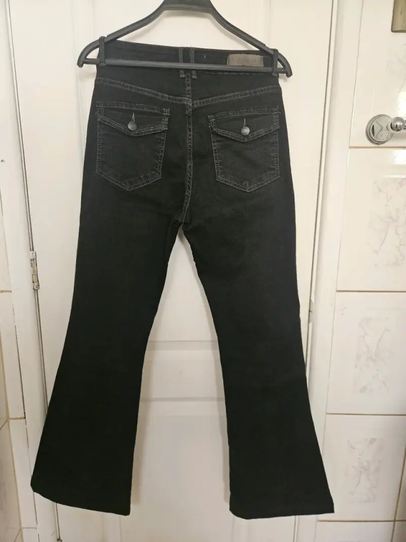 Jeans Efesis acampanados negros mujer - 2