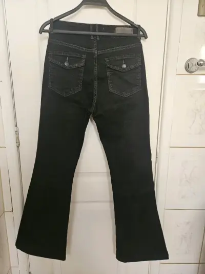 Jeans Efesis acampanados negros mujer - miniatura 2