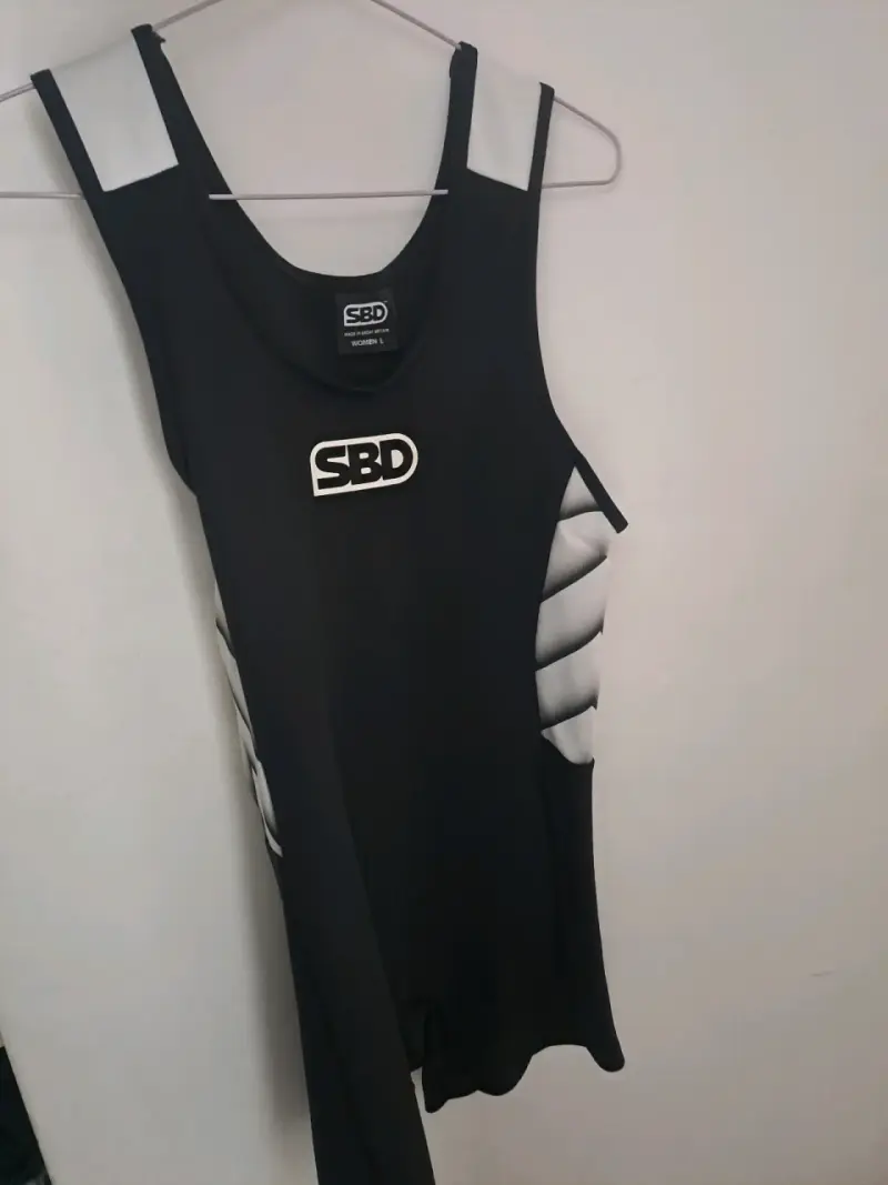 Singlet de levantamiento de pesas SBD para mujer