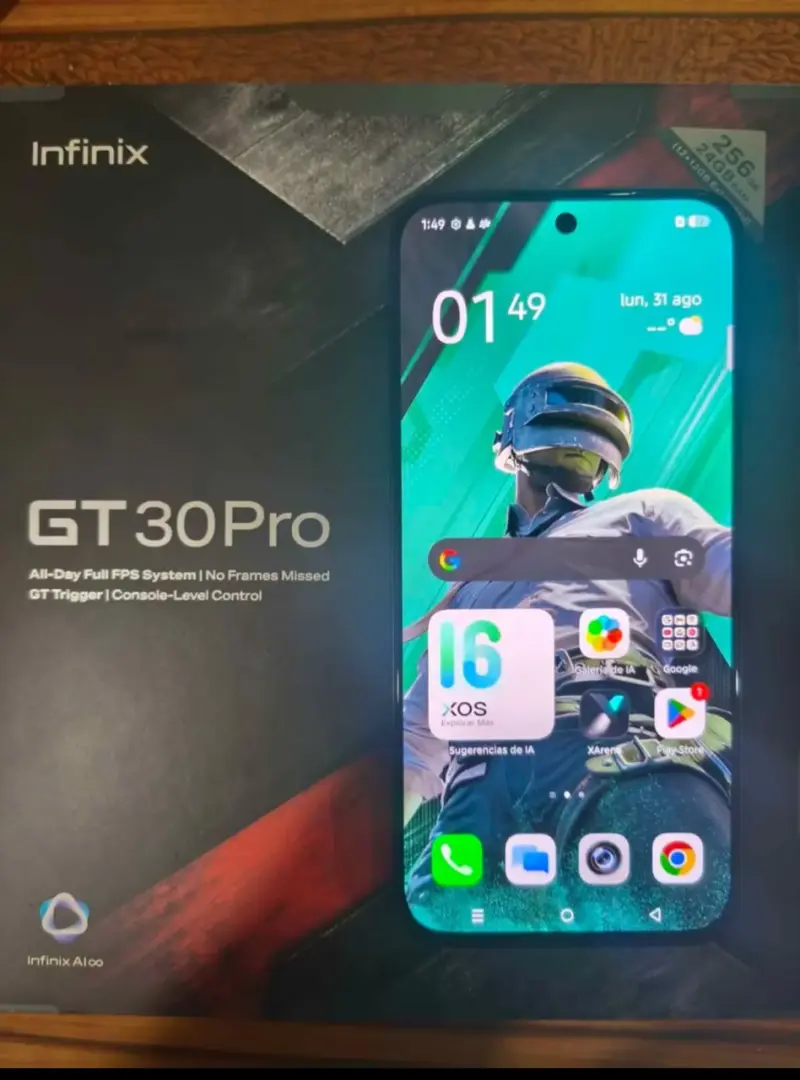 Smartphone Infinix GT 30 Pro con 256GB de almacenamiento - 1