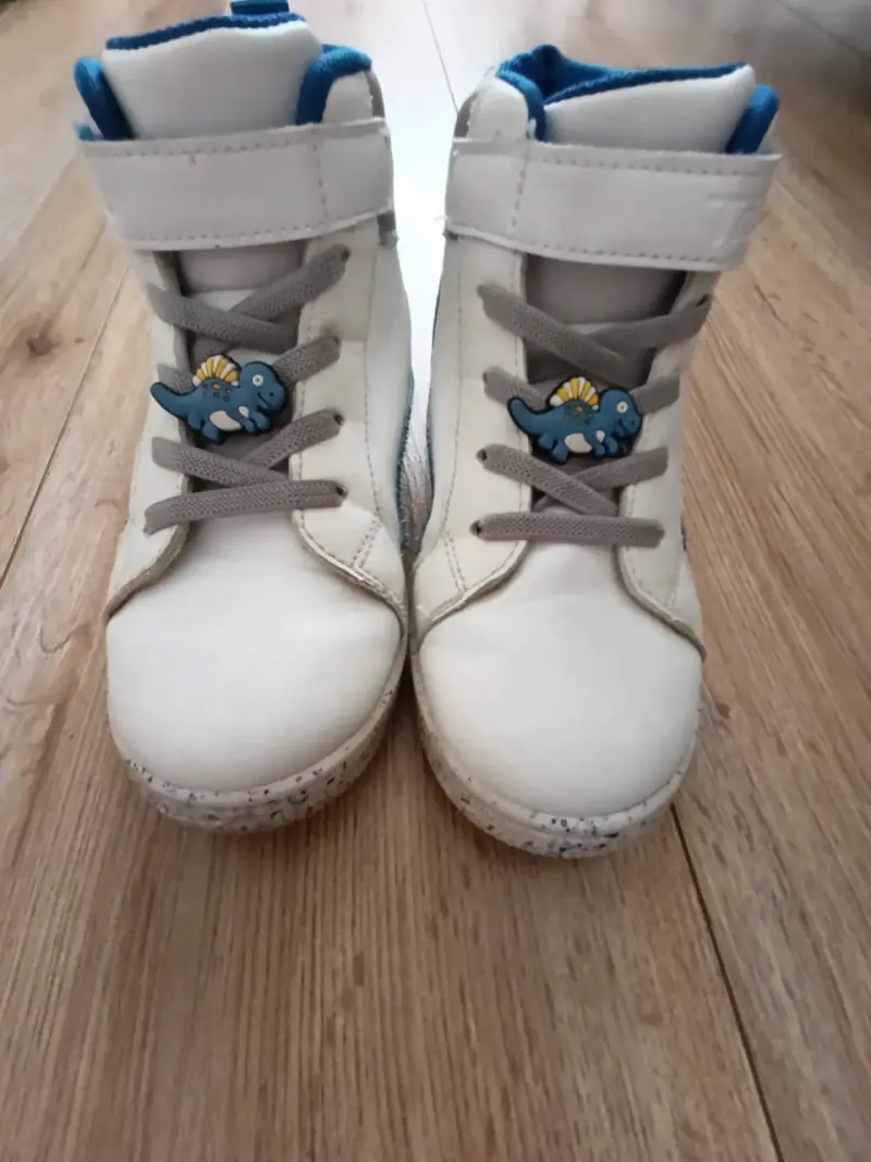 Zapatillas infantiles blancas número 29 - 3