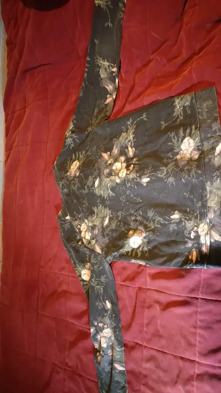 Polera manga larga floral para mujer - 3