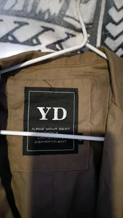 Chaqueta casual marrón para hombre YD - miniatura 2